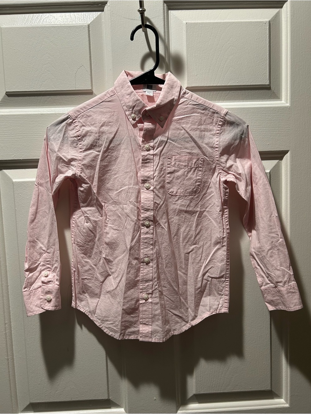 Janie and Jack Boys Special Occasion Pink Button Down Shirt Size 6